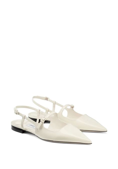 Scarpe Basse Didi Verniciate Latte JIMMY CHOO | DIDI FLAT PATLATTE